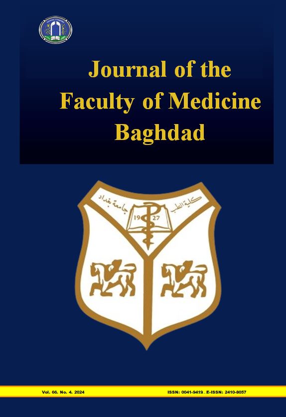 					View Vol. 66 No. 4 (2024): Journal of the Faculty of Medicine Baghdad
				