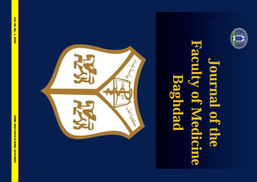 					View Vol. 68 No. 1 (2026): Journal of the Faculty of Medicine Baghdad
				