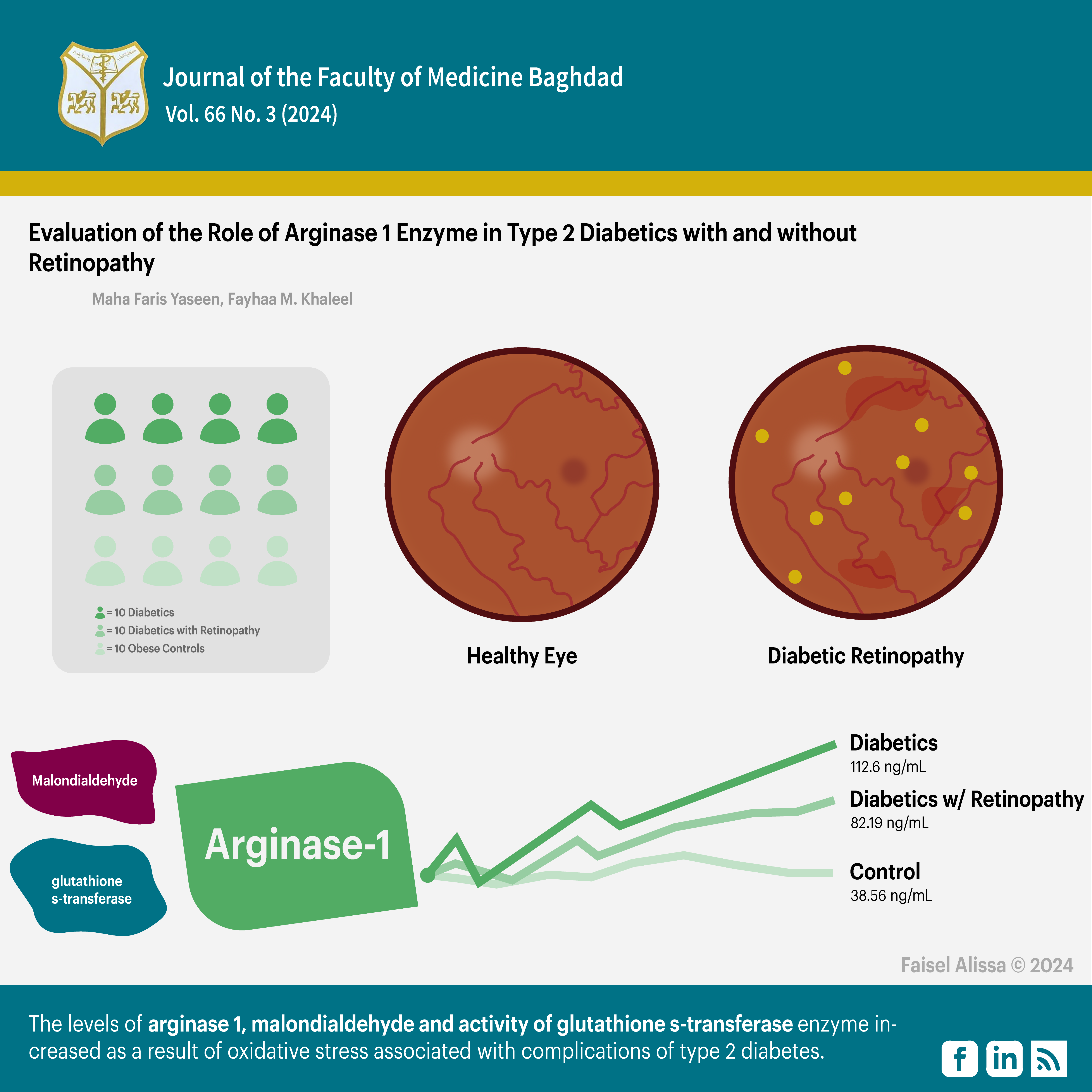 Arginase1; Diabetic Retinopathy; Type 2 Diabetes mellitus; Oxidative Stress; Lipid Profile